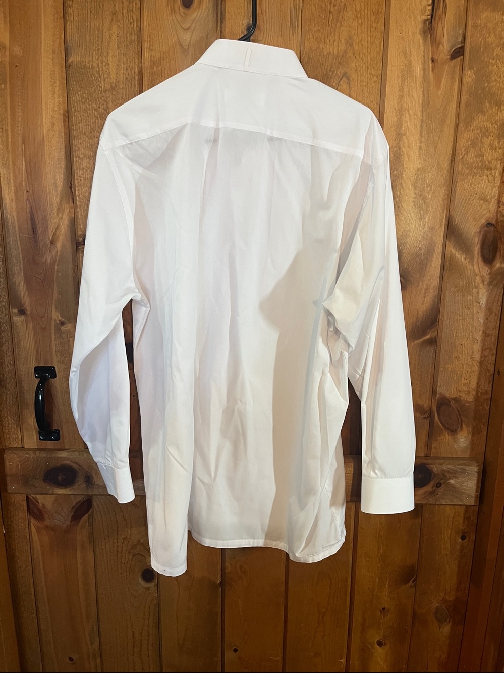 Marquis 16.5 /32-33.  XL white tuxedo dress shirt. 1184. - Picture 6 of 10
